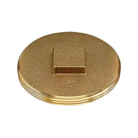 Oatey 42374 185 Brass Cleanout Plug Cover