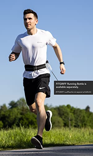 Laufgürtel Fitgriff ® für Handy, Lauftasche Jogging, Hüfttasche