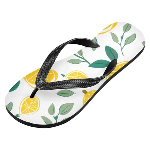 Lemon Summer Beach Summer Casual Flip Flop Sandals Non-Slip Quick Dry for Women Men 214B2732