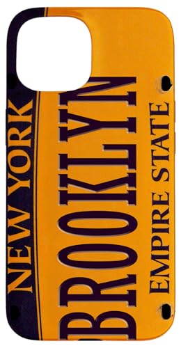 iPhone 15 Brooklyn New York City Cars Plate Number, Brooklyn Phone Case