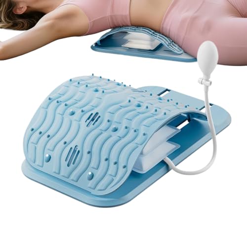 Estirador lumbar portátil ideal para yoga y relajación en casa