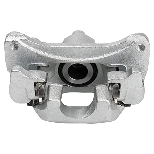 Image of TRQ Rear Brake Pad and Rotor Set Ceramic Solid Rotors Calipers