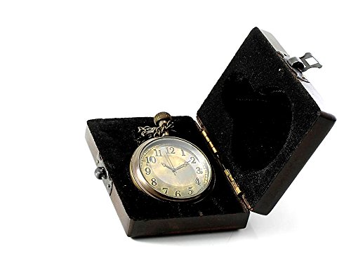 Vintage-Brass-Pocket-Watch-with-Wooden-Gift-Box-Vintage-Style