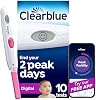 Prueba de ovulación digital Clearblue, 10 unidades 2