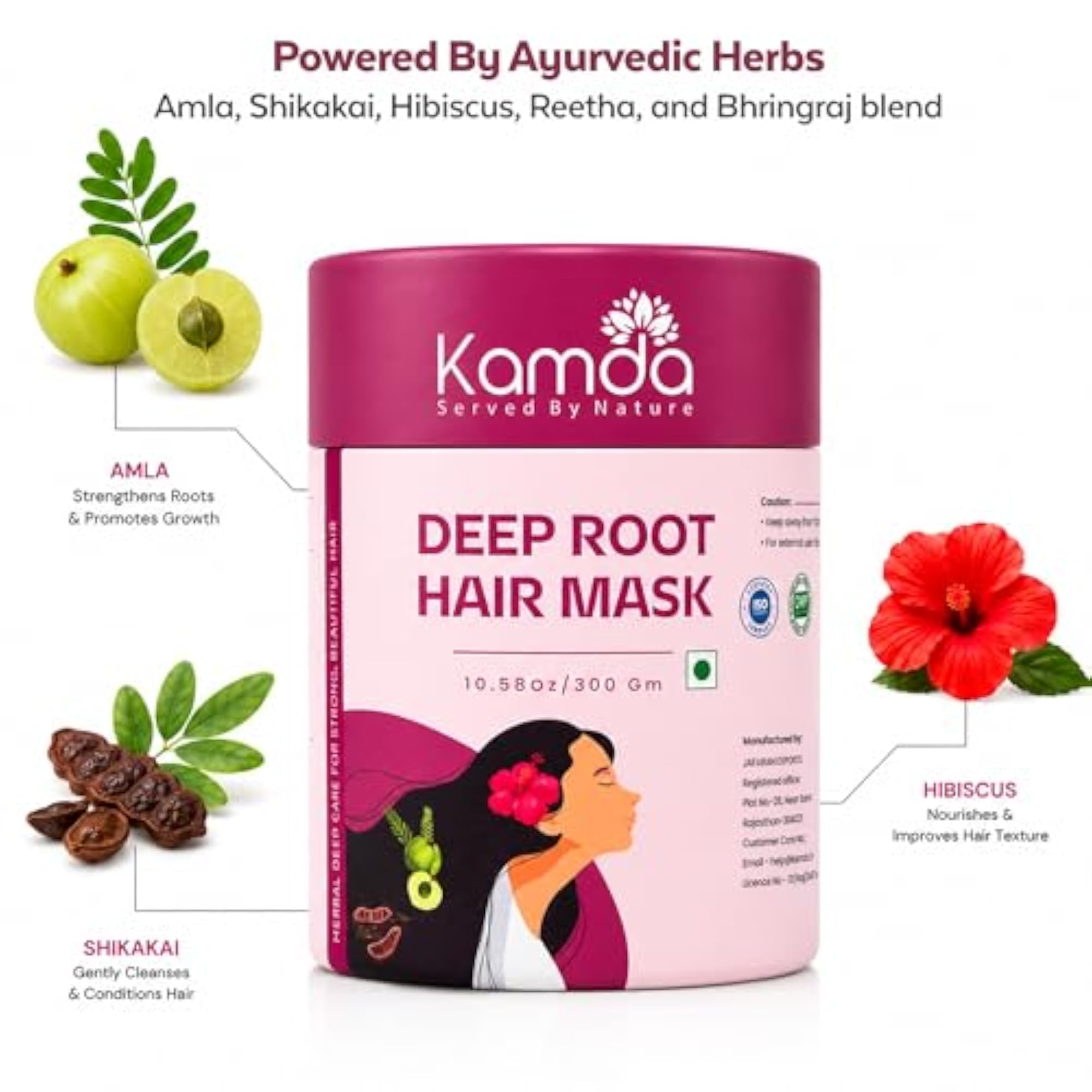 Deep Root Hair Mask Powder, 300g