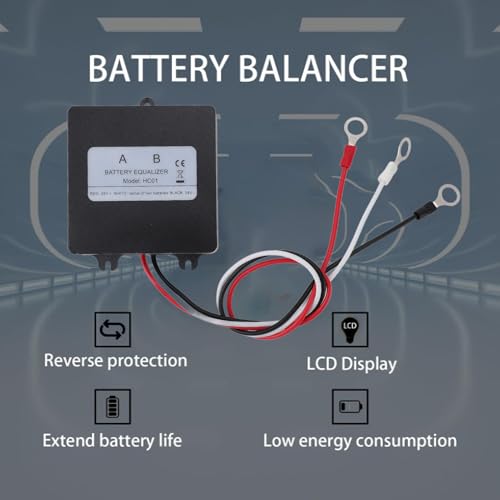 Ecualizador de batería 24V para baterías conectadas en serie – Balanceador profesional de batería 24V con protección contra inversión de polaridad miniatura 2