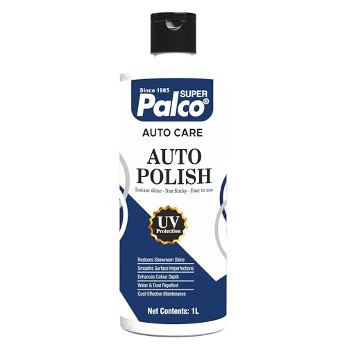 Image of PALCO Auto Polish 1 Litre | Car Polish Spray for Interior & Exterior | All in One Polish for Bike & Car Dashboard, Instant Shine Scratch Remover, UV Protection