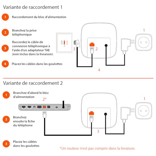 Téléphone sans fil Gigaset PURE Duo 2 combinés Répondeur intégré ECO DECT - vue 4