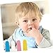 ORFOFE 12pcs Finger Toothbrush Soft Silicone Oral Care Tool for Boy Girl and Toddlers Gentle Tongue Cleaner for Teeth and Gum Hygiene