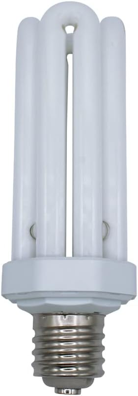 lumenivo 65W CFL Bulb E39 Mogul Base Fluorescent Bulb Incandescent 300W Equivalent CFL Quad Tube 4U 65W for Security Lighting Fixtures - 6500K Daylight - 1 Pack