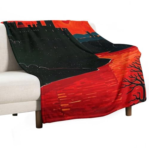 Couverture flanelle douce haute qualité jeté de lit gothique élégant - 2