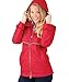 Charles River Apparel Womens New Englander Wind & Waterproof Rain Jacket, Red Reflective, X Large US
