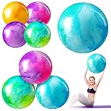 Sratte 8 Pcs Bouncy Balls 18 Inch, 15 and 9 Inch Marbleized Bouncing Balls PVC Sensory Inflatable Playground Ball for Adults Pets Beach Toys Indoor Outdoor Games