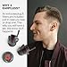 EARPEACE Moto - Reusable Motorcycle Earplugs - Motorcycle Ear Plugs Wind Noise Protection - Comfortable Ear Plugs for Motorcycle Riding with High Fidelity Filter Noise Canceling Up to 26dB