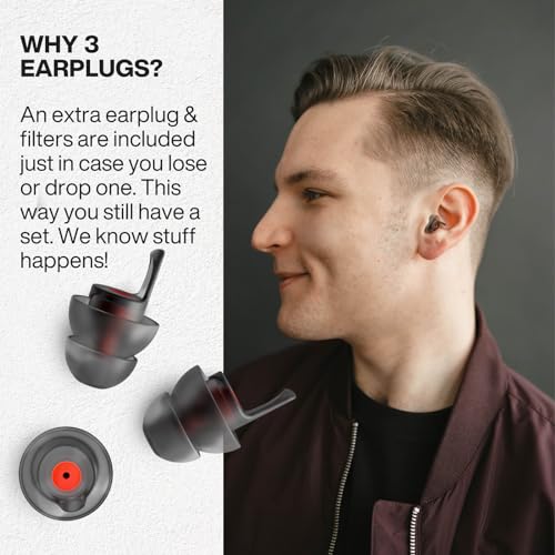 Image of EARPEACE Moto - Reusable Motorcycle EarPlugs - Motorcycle Ear Plugs Wind Noise Protection - Comfortable Ear Plugs for Riding with High Fidelity Filter Noise Canceling Up to 26dB