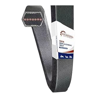 Courroie De Remplacement D&D Heavy Duty Aramid 65999 - Compatible équipement WOODS, Type V-Belt 5/8 X 123 Pouces