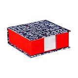 Clairefontaine 116324C - Le Mur des Je t’aime, Bloc cube 11x11x4cm contenant 300 feuillets unis 9,8x9,8 cm