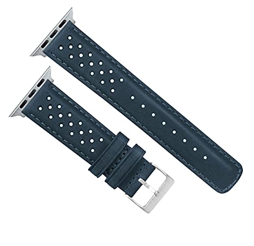 Image of BARTON WATCH BANDS - Horween Leather Watch Bands Compatible with Apple Watch Models - 1, 2, 3, 4, 5, 6, 7, 8, 9, 10, SE, Ultra & Ultra 2