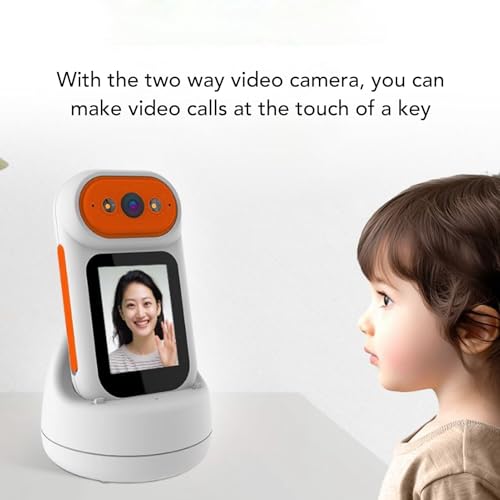 Image of Bewinner 1080P HD Two-Way Video Camera, 350 Rotating Security Cam with Gesture Zoom, Smart Motion Detection for Home Elderly Baby Pets, One Touch Calling 2000mAh Battery up to 128GB