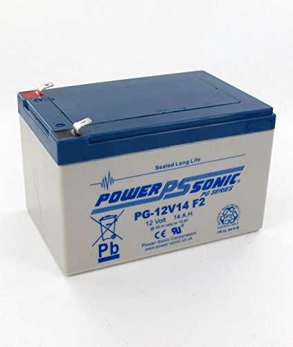 Powersonic - Batterie Plomb 12V 14Ah PG-12V14 F2 Power Sonic - PG-12V14F2