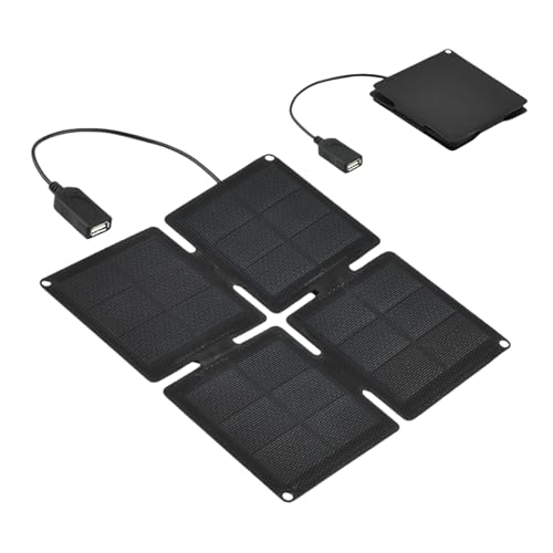 Cargador de panel solar para no quedarte sin energía en tu ventilador o teléfono móvil