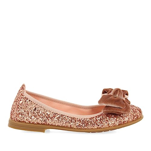Bailarinas de glitter cobre Gioseppo Bostad con acabados de alta calidad textil 2
