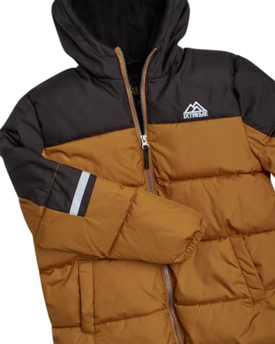 iXtreme Boys Winter Jacket - Fleece Lined Bubble Puffer Jacket With Winter Hat - Waterproof Outerwear Jackets & Coats (8-18)3