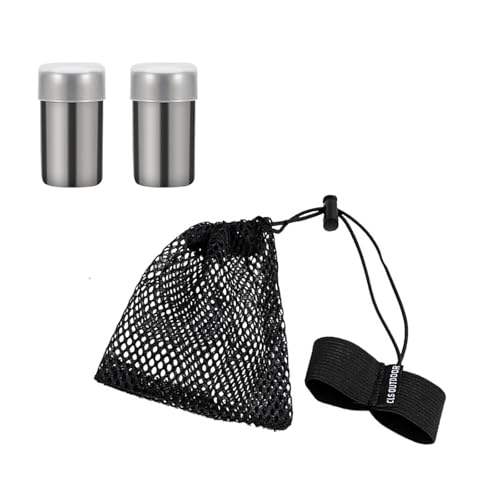 Xanorrg 2pcs Kleine Gewürze Container Camping Gewürzflaschen Ölspender Flaschen Für Outdoor Liebhaber Campinggewürze Spender