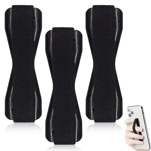 3 Stück Premium Smartphone Fingerhalter Handy Halter, Einhandbedienung Handy Halter Fingerhalter Griff Halter, Selfie Handy Halter Selbstklebender Handy Griff