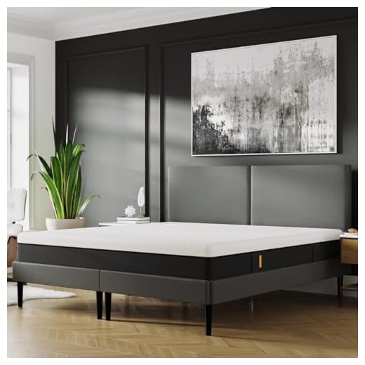 EMMA Original King Mattress, 10" Medium Firm, Pressure Relieving Memory Foam, CertiPUR-US Certified, 100 Nights Home Trial