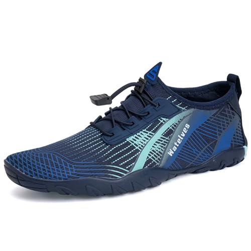 Image of WateLves Water Shoes Mens Womens Beach Swim Shoes Quick-Dry Aqua Socks Pool Shoes for Surf Yoga Water Aerobics