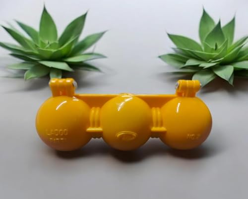 Image of HUSAINI MART| 1 piece 3 Cavity 1 no. Size Ladoo Maker Patti Mould Sancha of Plastic for 3 Ladoos Together for Diwali, Ganpati and All Festivals