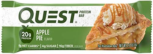 Quest Nutrition Protein Bar, Coconut Cashew, 20g Protein, High Protein Bars, Low Carb Bars, Gluten Free, Soy Free, 2.1 oz Bar, 12 Count, Packaging May Vary