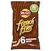 Walkers French Fries Worcester Sauce 6 Pack 150g
