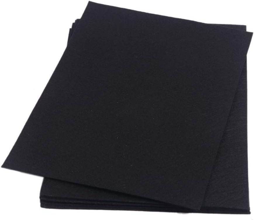 Feutre rigide noir YYCRAFT 22,9 x 30,5 cm pour bricolage et DIY