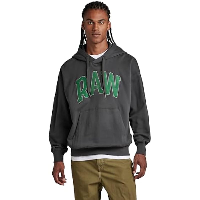 Felpa G Star Raw G-STAR Raw University Oversized Hoodie Felpa Con