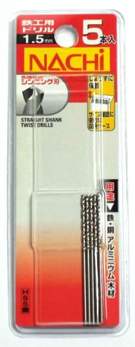 ナチドリルnachiドリル1.5 mm 100本セット Amazon | ナチ(NACHI) 鉄工用ドリル 2本入 1.5mm (金属・金工