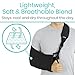 Vive Arm Sling Shoulder Immobilizer for Left or Right Arm - Comfortable Relief for Shoulder & Elbow Injury, Rotator Cuff Surgery, Broken Wrist, Hand - Adjustable Padded Straps Fit Men & Women (Black)