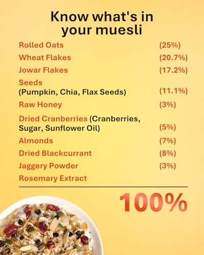True Elements Muesli Nuts & Berries 700g - Image 3
