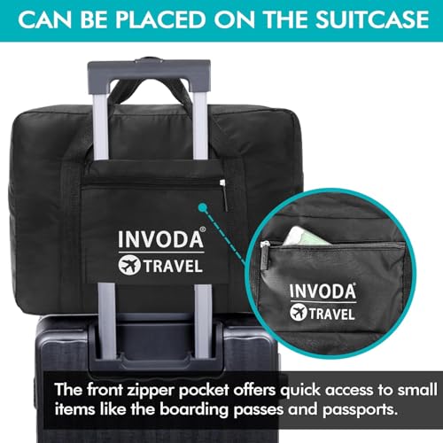 Travel Tote Bag for Men & Women – Airplane-Friendly Personal Item Bag (18x14x8 Inches) – Durable Carry-On Duffel for Spirit & Frontier Airlines – Weekend Overnight Luggage, Gym, Beach, Hospital Bag3