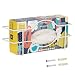 Single Wall Mount Glove Tissue Dispenser, Wire Rack Disposable Gloves Napkin Box Holder, White Durable Metal Organizer for Food Service, Lab, Medical Office, Home, Garage