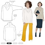 Style Arc Sewing Pattern - Belmore Knit Tunic (Sizes 04-16)