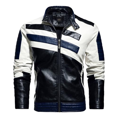 Veste de vélo en similicuir homme idéale pour vos trajets urbains