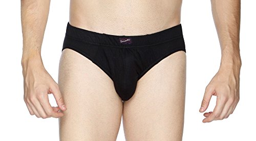 Image of Semantic Men's Solid Cotton Brief Underwear - Pack of 3