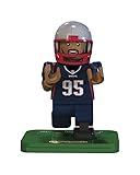 NFL GEN3 New England Patriots Chandler Jones Limited Edition Minifigures, Blue, Small