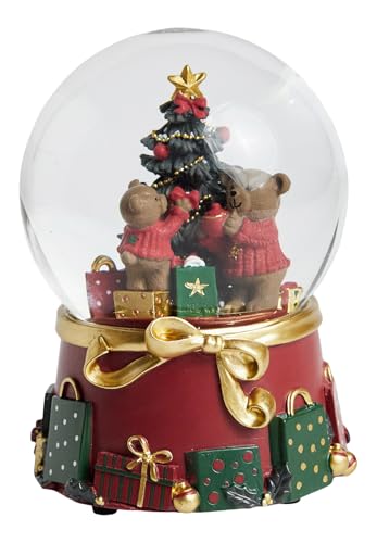 home&you - Schneekugel Nutty, mit Spieluhr, Weihnachtsdeko, Dekoration...