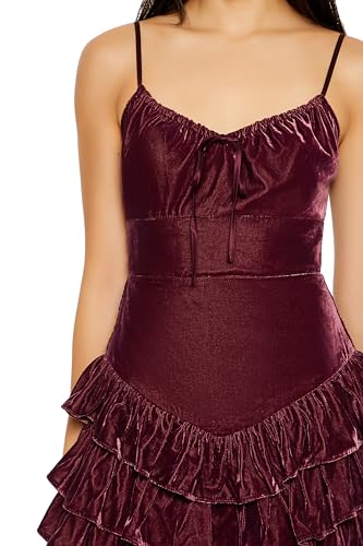 Robe velvet mini solution style rapide pour silhouette sculptée - 5