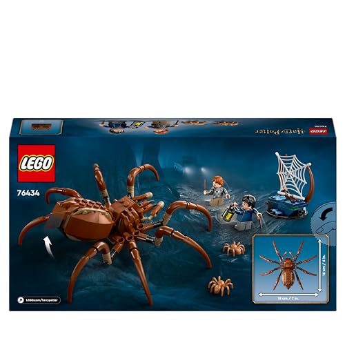 LEGO Harry Potter - Aragog dans la Forêt Interdite - Set avec des Araignées - Figurines de Créatures Magiques - 2 Minifigurines des Personnages - Cadeau pour Enfants et Fans des Films dès 7 Ans 76434