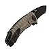 SOG Kiku Assisted Folding Knife | 3.5-Inch Black TiNi VG-10 Blade, Linen Micarta Handle (KU-3002)