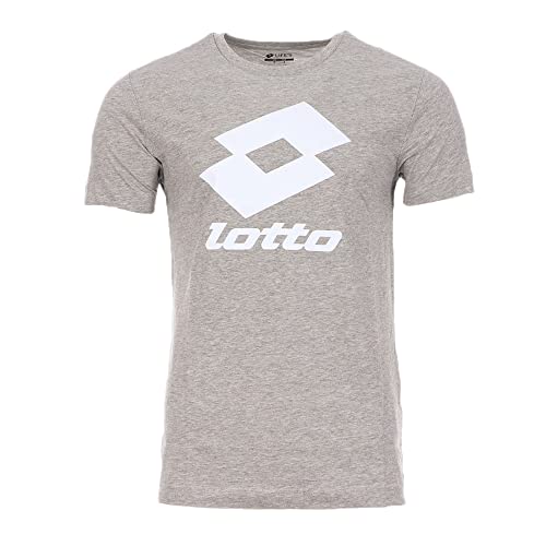 Lotto T-Shirt Homme Smart Maglietta, Grigio, L Uomo